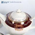 15pcs Western Design Royal Style Japanese Porcelain Coffee Set, Fine Ceramic Coffee Set